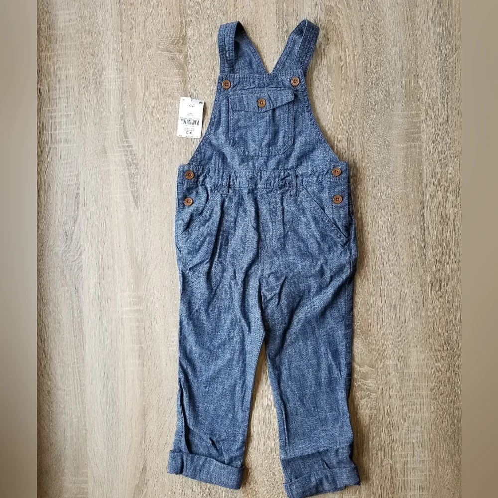 2011 nwt NEXT Direct 5-6 years boy girl chambray overalls - Picture 15 of 15